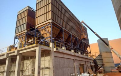 Pré assemblage et montage de structures à la Cimenterie du Sahel